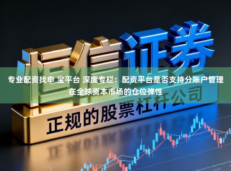 专业配资找申 宝平台 深度专栏：配资平台是否支持分账户管理在全球资本市场的仓位弹性