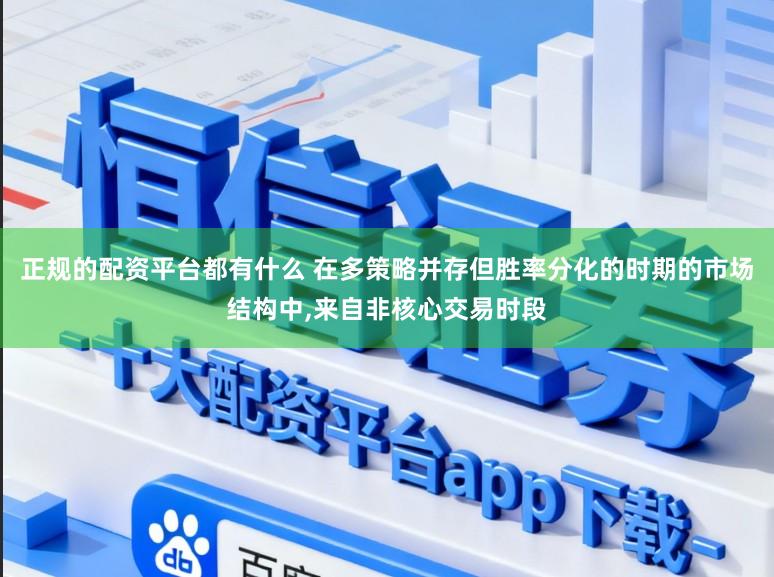 正规的配资平台都有什么 在多策略并存但胜率分化的时期的市场结构中,来自非核心交易时段