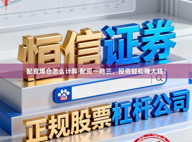 配资爆仓怎么计算 配资一赔三，投资轻松赚大钱！